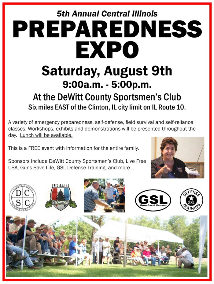 DISASTER PREP EXPO Preparedness Expo coming to Clinton, IL on August